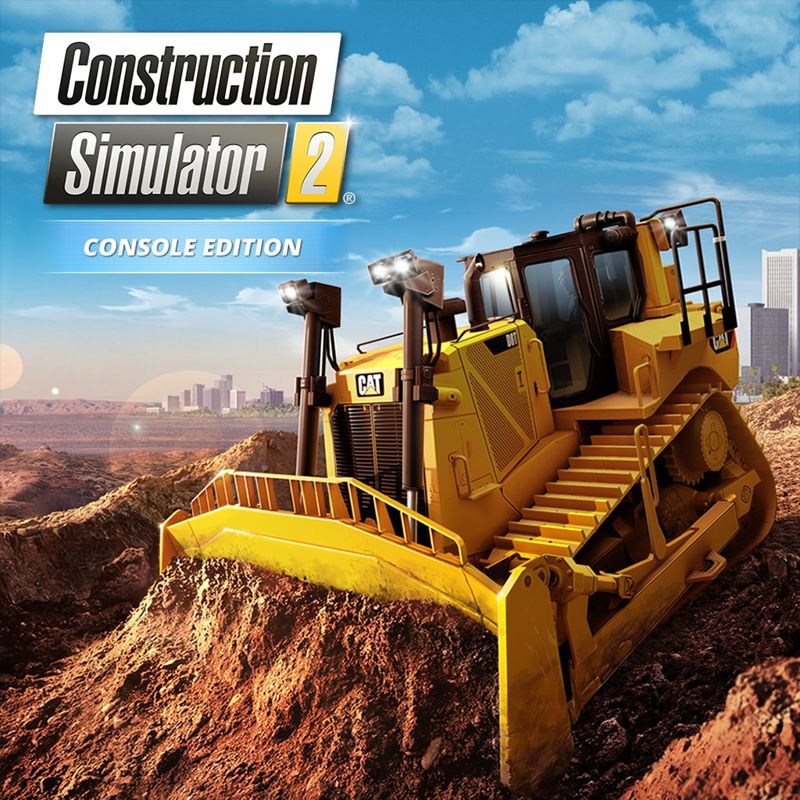 Construction Simulator box art for Playstation 4
